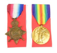WWI MEDALS - PAIR AWARDED TO SECOND LIEUTENANT SOUTH AFRICAN INFANTRY