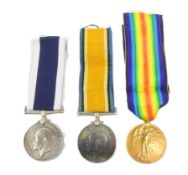WWI MEDALS - BUGLER IN THE ROYAL MARINES