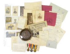 WWI MEDALS - SECOND LIEUTENANT IN MANCHESTER REGIMENT