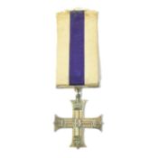 WWI MILITARY CROSS - ORIGINAL MEDAL WITH RIBBON