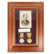 WWI MEDALS - SECOND LIEUTENANT IN THE KING'S ROYAL RIFLE CORPS