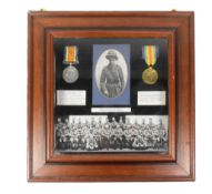 WWI MEDALS - CAPTAIN IN THE HAMPSHIRE REGIMENT