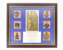 WWI CAP BADGES - ROYAL NAVAL DIVISION DISPLAY