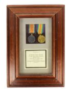 WWI MEDALS - LIEUTENANT IN THE SOUTH WALES BORDERERS