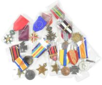 MEDALS - COLLECTION OF ASSORTED MEDALS & REPLICAS