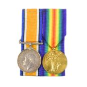WWI MEDALS - SECOND LIEUTENANT IN THE MIDDLESEX REGIMENT