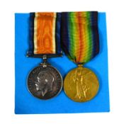 WWI MEDALS - MEDAL PAIR TO 2ND LIEUTENANT WELSH REGIMENT