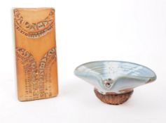 LOUIS HUDSON - X2 STUDIO POTTERY VASES