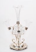 VICTORIAN 19TH CENTURY SILVER PLATE EPERGNE