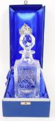 GLENCAIRN CRYSTAL STUDIO - 2005 QE2 COMMEMORATIVE DECANTER