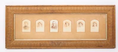 EARLY 20TH CENTURY CARTE DE VISITE STUDIO PORTRAITS