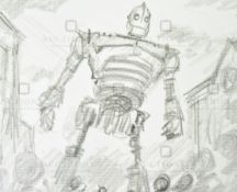 THE IRON GIANT - ORIGINAL DRAWING BY RICHARD BAZLEY