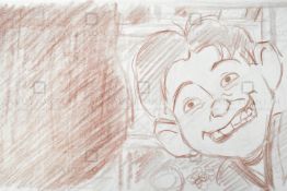 THE IRON GIANT - ORIGINAL DRAWING BY RICHARD BAZLEY