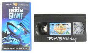 IRON GIANT (1999) - AUTOGRAPHED VHS TAPE