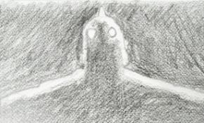 THE IRON GIANT - ORIGINAL DRAWING BY RICHARD BAZLEY