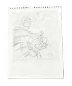 THE IRON GIANT - ORIGINAL DRAWING BY RICHARD BAZLEY