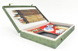 A CHINESE CALLIGRAPHY WRITING SET