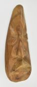 LARGE AFRICAN HAND CARVED WOODEN TRIBAL MAN WALL PLAQUE