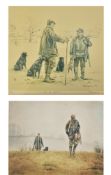 ROS GOODY - TWO SIGNED LIMITED EDITION HUNTING PRINTS