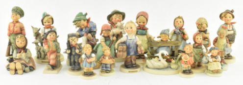GOEBEL - COLLECTION OF TWENTY 20TH CENTURY GERMAN BISQUE FIGURINES