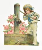 RAPHAEL TUCK & SONS - TWO POP UP GREETING CARD LOVE TOKENS
