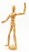 VINTAGE 20TH CENTURY ARTICULATED WOODEN ARTIST'S MODEL