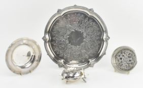 COLLECTION OF FOUR 20TH CENTURY STAINLESS STEEL TABLEWARE