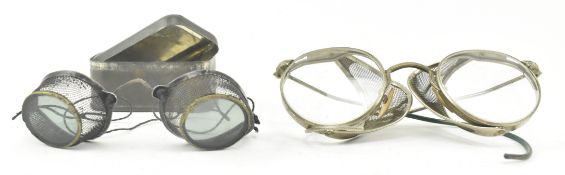TWO PAIRS OF WILLSON STYLE SAFETY GLASSES GOGGLES