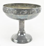 EARLY 20TH CENTURY ART NOUVEAU WMF SILVER PLATED PEDESTAL BOWL