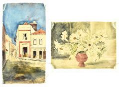 RUSSELL SIDNEY REEVE (1895-1970) - TWO WATERCOLOUR ON PAPER PAINTINGS