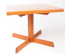 BRITISH MODERN DESIGN - MID CENTURY RETRO TEAK SQUARE DINING TABLE