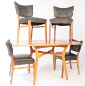 G-PLAN FURNITURE - BRANDON RANGE - MID CENTURY OAK DINING TABLE WITH CHAIRS