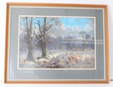 ANGUS BERNARD RANDS (1922 - 1985) - VINTAGE GICLEE & PASTEL LANDSCAPE