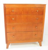 LEBUS FURNITURE - MID CENTURY TEAK CHEST OF DRAWERS