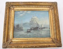 20TH CENTURY MARITIME OIL PAINTING