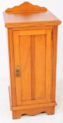 VICTORIAN 19TH CENTURY WALNUT POT CUPBOARD - BEDSIDE CABINET