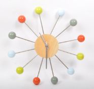 MID CENTURY ATOMIC SPUTNIK CLOCK