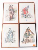 COLLECTION OF 19TH CENTURY HIGHLAND CLAN COLOUR PRINTS