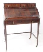 EDWARDIAN MAHOGANY BUREAU / WRITING TABLE