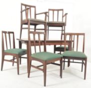 AH MACINTOSH - MID CENTURY TEAK EXTENDING TABLE WITH CHAIRS