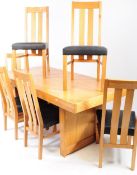 OAK FURNITURE LAND MANNER DINING TABLE & CHAIRS