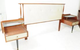 BEAUTILITY FURNITURE - MID CENTURY DOUBLE BED HEADBOARD