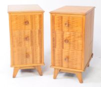MANNER OF GORDON RUSSELL - MID CENTURY PAIR OF BEDSIDE CHESTS