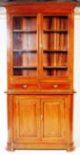 19TH CENTURY VICTORIAN MAHOGANY LIBRARY BOOKCASE