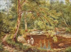 JOHN LLOYD BOND (19TH CENTURY) - OIL ON CANVAS PAINTING