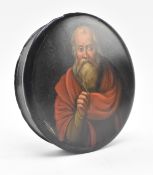 MANNER OF STOBWASSER BRUNSWICK PORTRAIT OF 'ST JOHN' SNUFF BOX