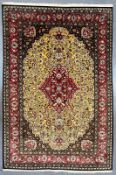 PERSIAN GHOM PROVINCE 100% SILK FLOOR CARPET RUG