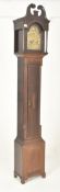 LATE 18TH CENTURY MAHOGANY DOUBLE FUSEE LONGCASE CLOCK