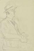 ATTR. SIR ALFRED JAMES MUNNINGS (1878-1959) - PENCIL ON PAPER SKETCH