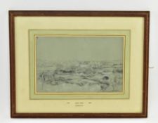 JAMES STARK (1794-1859) - LANDSCAPE - PENCIL & CHALK ON PAPER PAINTING